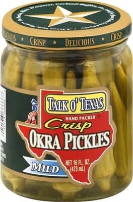 Crisp Okra Pickles, Mild