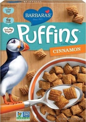 Cinnamon Puffins Cereal
