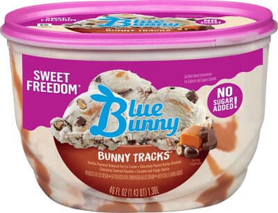 Bunny Tracks Reduced Fat Ice Cream