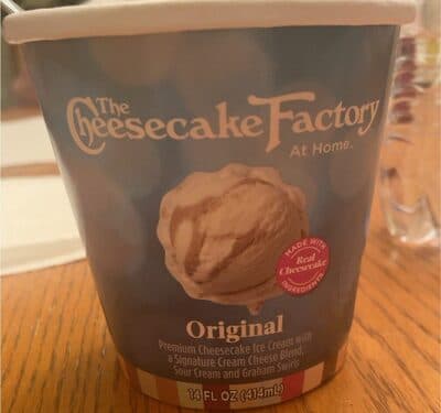Original Premium Cheesecake Ice Cream With A Signature Cream Cheese Blend, Sour Cream And Graham Swirls