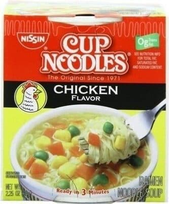 Chicken Flavor Ramen Noodles Soup