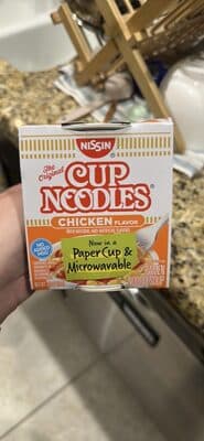 Nissin Cup Noodles Chicken Flavor Soup 2.5 Oz