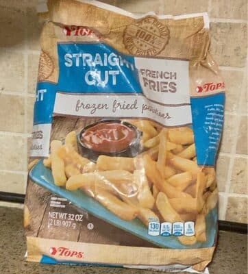 Straight cut french fries