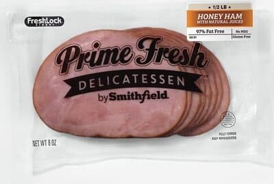 Prime fresh honey ham