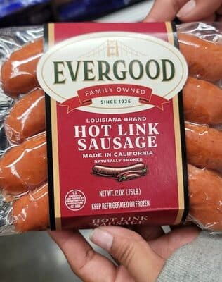 Hot link sausage