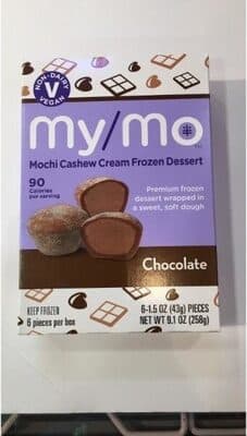 Chocolate Mochi Cashew Cream Frozen Dessert
