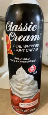 Real Whipped Light Cream