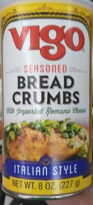 Italian Style Seasoned Bread Crumbs With Imported Romano Cheese