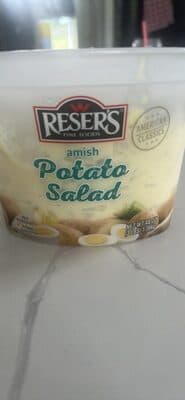 Amish Potato Salad A Traditional Salad With Egg, Mustard And A Sweet Mayo Dressing