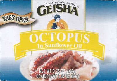 Octopus in Sunflower Oil