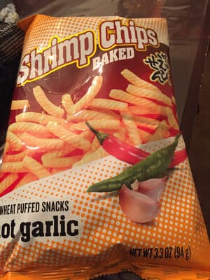 Shrimp Chips, Hot Garlic