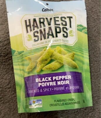 Snapea Crisps Black Pepper