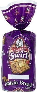 Whole Grain Raisin Bread with Cinnamon