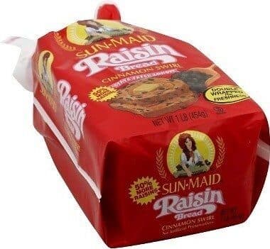 Cinnamon Swirl Raisin Bread