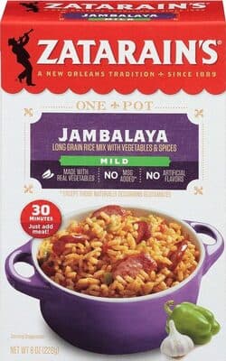 Mild Jambalaya Long Grain Rice Mix with Vegetables & Spices