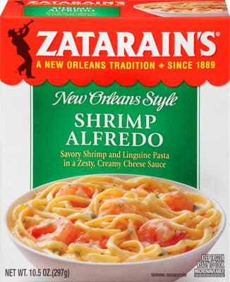 Shrimp Alfredo Savory Shrimp and Linguine Pasta in a Zesty, Creamy Cheese Sauce