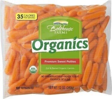 BOLTHOUSE FARMS, ORGANICS PREMIUM SWEET PETITES CARROTS