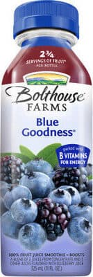 Bolthouse Farms 100% Fruit Juice Smoothie, Blue Goodness