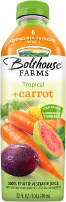 Bolthouse Farms 100% Fruit & Vegetable Juice, Tropical + Carrot