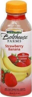 100% Fruit Smoothie + Boosts, Strawberry Banana