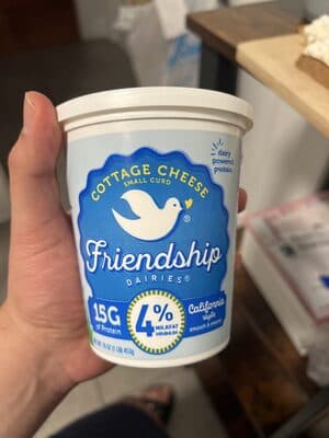 4% MILKFAT COTTAGE CHEESE, CALIFORNIA STYLE