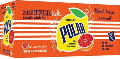 Polar Sparkling Blood Orange Lemonade Seltzer Ade