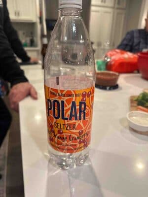 Blood Orange Cranberry Seltzer