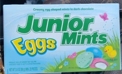 Creamy Egg-Shaped Mints in Dark Chocolate