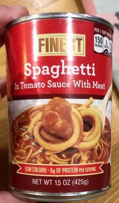 Spaghetti In Tomato Sauce With Meat