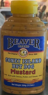 Coney Island Hot Dog Mustard