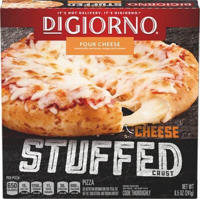 Four Cheese Mozzarella, Parmesan, Asiago and Romano Stuffed Crust Pizza