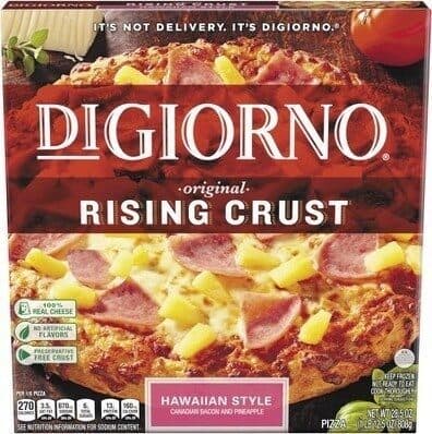 Hawaiian Style Canadian Bacon & Pineapple Original Rising Crust Pizza