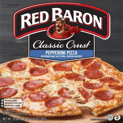 Pepperoni Made With Pork, Chicken And Beef Pizza