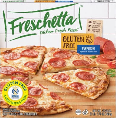 Gluten Free Pepperoni and Mozzarella Cheese Pizza