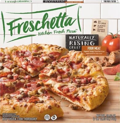 Four Meat Pepperoni, Sausage, Ground Beef & Ham Naturally Rising Crust Pizza