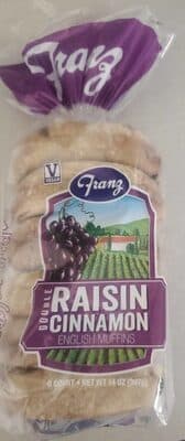 Double Raisin Cinnamon English Muffins