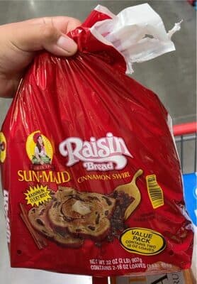 Cinnamon Swirl Raisin Bread