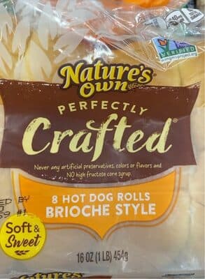 Brioche Style Hot Dog Rolls
