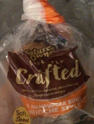 Nature's Own Perfectly Crafted Brioche Style Hamburger Buns
