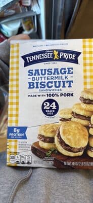 Sausage & Buttermilk Biscuits Sandwiches