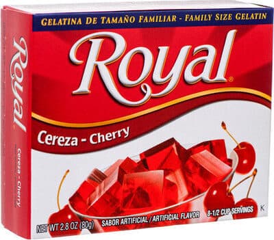 Cherry Flavor Gelatin