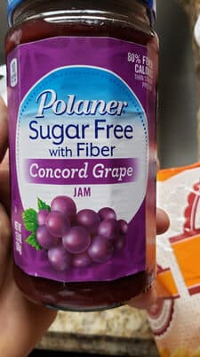 Concord Grape Sugar Free With Fiber Jam