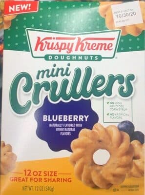 Blueberry Doughnuts Mini Crullers