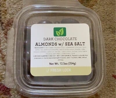 Dark Chocolate Almonds with Sea Salt