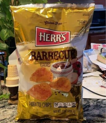 Barbecue Flavored Potato Chips