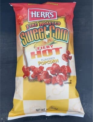 Fire Roasted Fiery Hot Flavored Sweet Popcorn