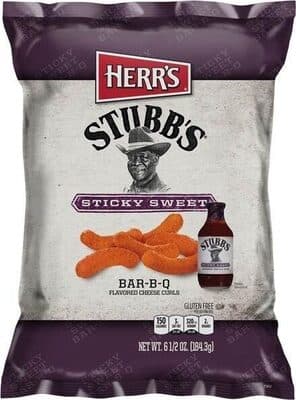 Sticky Sweet Bar-B-Q Flavored Cheese Curls