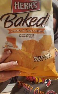 Cheddar & Sour Cream Baked Crisps