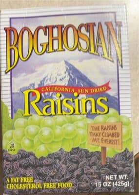 California Sun Dried Raisins