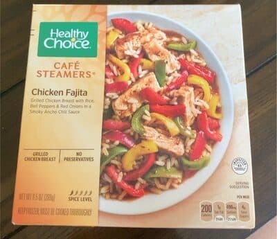 Chicken Fajita Grilled Chicken Breast with Rice, Bell Peppers & Red Onions in a Smoky Ancho Chili Sauce